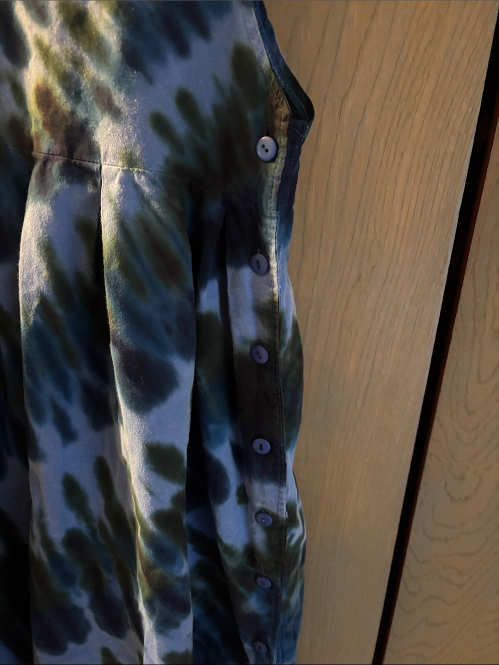Vintage 90s Ms Paquette Tie Dye Jumper Dress Hippie Boho - Picture 3 of 4